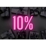 At least 10% off selected items 