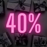 At least 40% off selected items 