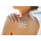 Produits solaires pour protéger la peau des rayons UVA et UVB du soleil.