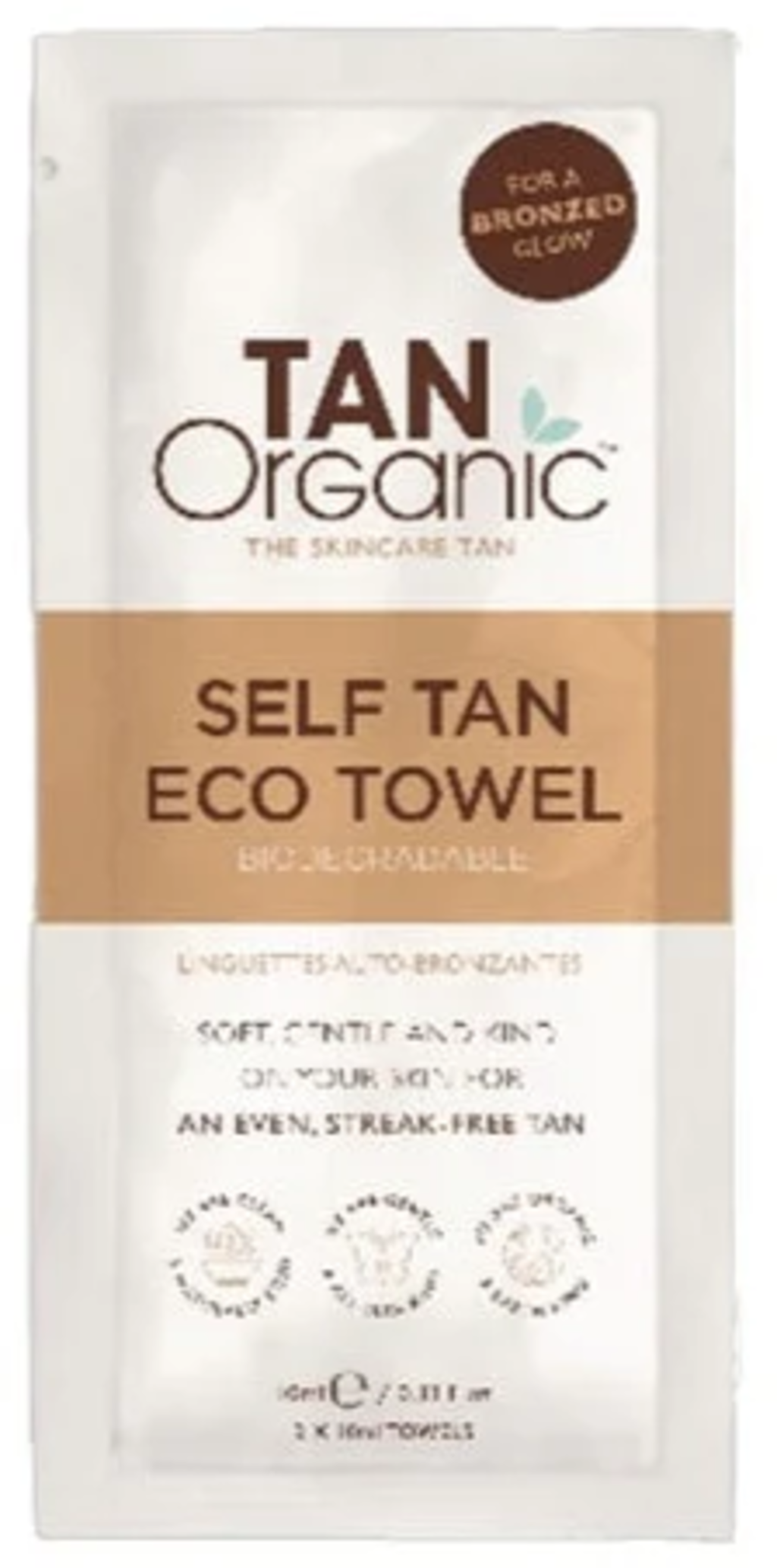 Self Tan Eco Towel, 1 x 10ml