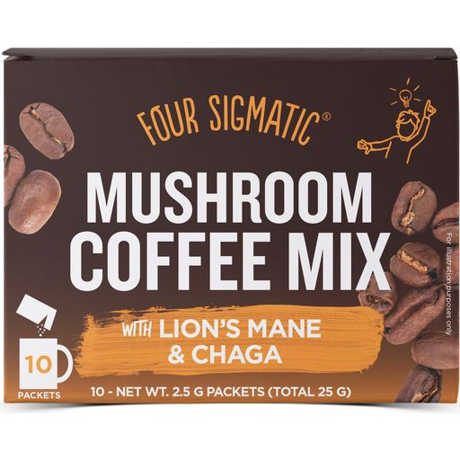 Mushroom Coffee Mix with Lion's Mane & Chaga - 10 pièces