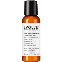 Evolve Organic Beauty Pomirjujoče mleko za čiščenje s ceramidi - 50 ml