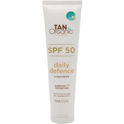 TAN Organic Solskyddsmedel Dagligt försvar SPF 50 - 100 g