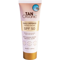 TAN Organic Tinted Facial Daily Defence SPF 50 - 50 ml