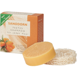 Alva Naturkosmetik Shampoing Solide à l'Argousier - 60 g