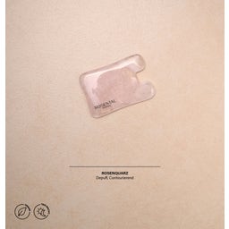 Rosental Organics Масажор за лице Розов кварц Гуа Ша - 1 бр.