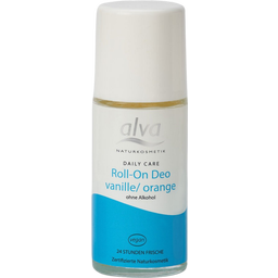 Alva Naturkosmetik Déodorant Roll-On Vanille / Orange - 50 ml