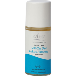 Alva Naturkosmetik Deodorante Roll-On Cocco/Lime - 50 ml