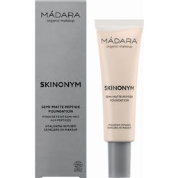 MÁDARA SKINONYM Semi-Matte Peptide Foundation - 10 Porcelain