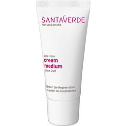 Santaverde Medium Aloe Vera Cream, fragrance free