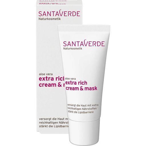 Santaverde Aloe Vera Extra Rich Cream & Mask - 30 ml