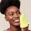 Iconic Mitt - Make up Remover and Cleansing Mitt - Baby Banana