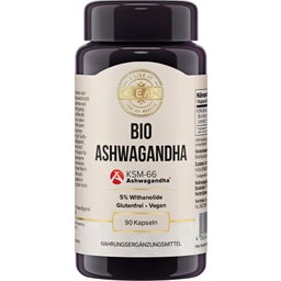 Ekologiskt Rotextrakt av Ashwagandha 600 mg - 90 Kapslar
