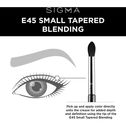 Sigma Beauty E45 - Small Tapered Blending Brush - 1 szt.