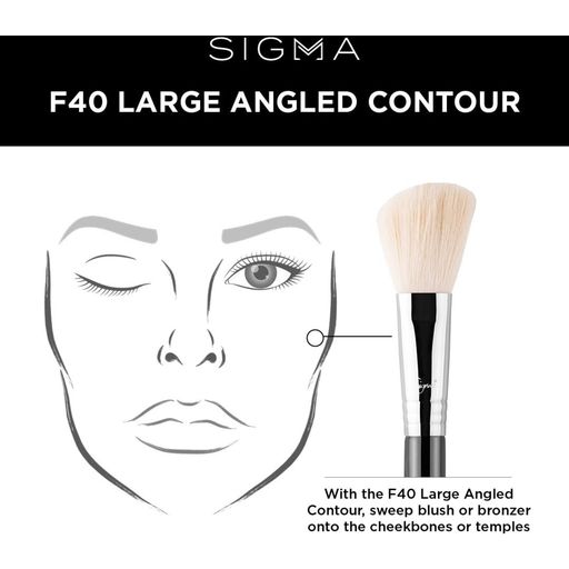 Sigma Beauty F40 - Large Angled Contour Brush - 1 k.