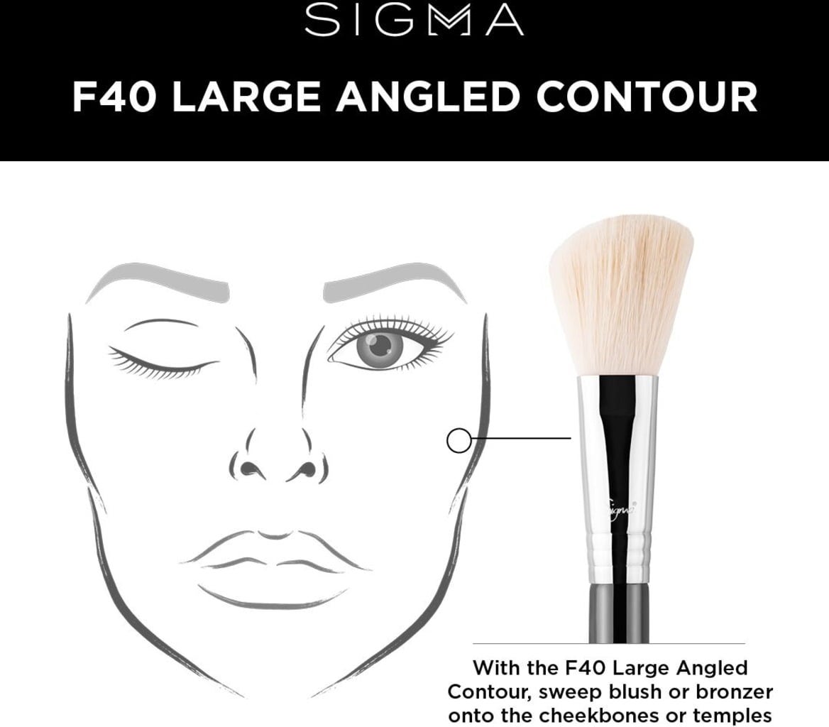 Sigma Beauty F40 - Large Angled Contour Brush - 1 pcs