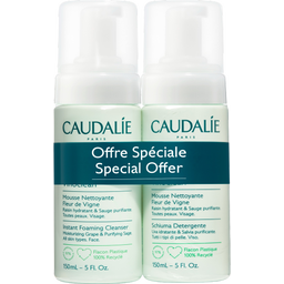 Caudalie Vinoclean Instant Foaming Cleanser Duo - 2 x 150 ml