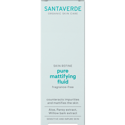 Santaverde Pure Mattifying Fluid, fragrance-free - 30 ml