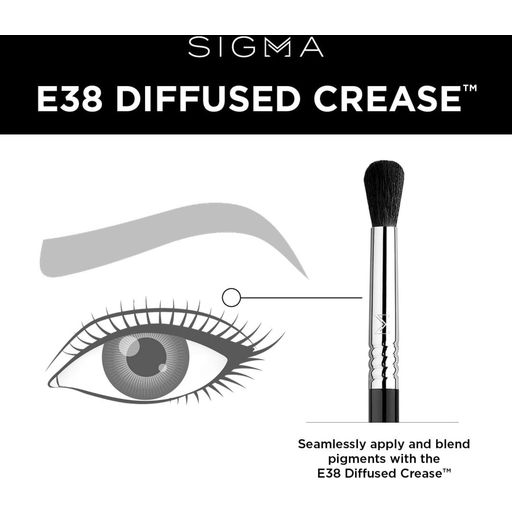 Sigma Beauty E38 - Diffused Crease™ Brush - 1 Stk