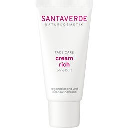 Santaverde FACE CARE cream rich fragrance-free - 30 ml