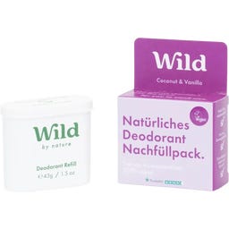 Wild Deodorant Refill Kokosnöt & Vanilj - 40 g