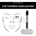 Sigma Beauty F35 - Tapered Highlighter Brush - 1 k.