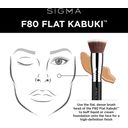 Sigma Beauty F80 - Flat Kabuki™ Brush - 1 pz.