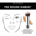Sigma Beauty F82 - Round Kabuki™ Brush - 1 db