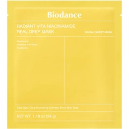 Biodance Radiant Vita Niacinamide Real Deep Mask - 1 k.