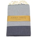 Fouta Motif Nid d'Abeille, Midnight Sky