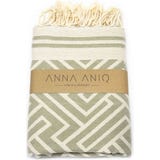 ANNA ANIQ Кърпа хамам с жакардов десен &bdquo;Лабиринт&ldquo;