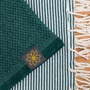 ANNA ANIQ Fouta Motif Nid d'Abeille - Tropical Forest