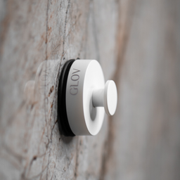 Hookie Pookie Strong Suction Bathroom Hook - White