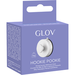 Hookie Pookie Strong Suction Bathroom Hook - White