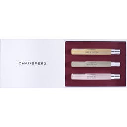Chambre52 Travel Set - Cuir à corps / Bois flotté / Orencie - 3x10 ml