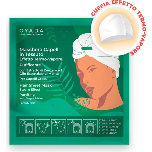 GYADA Masque Capillaire Clarifiant en Tissu - 60 ml