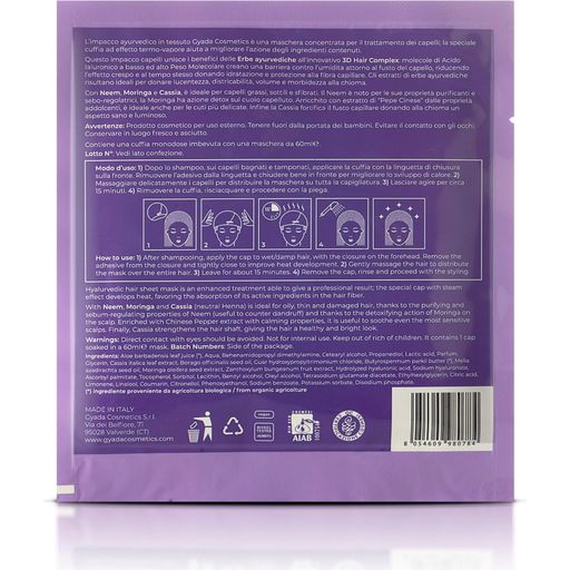 GYADA Hyalurvedic Purifying Hair Sheet Mask - 60 ml