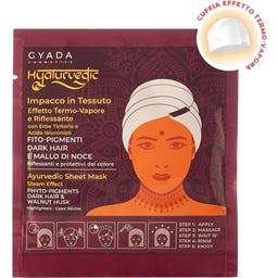 Hyalurvedic Farbglanz-Tuchmaske Dark Hair - 60 ml