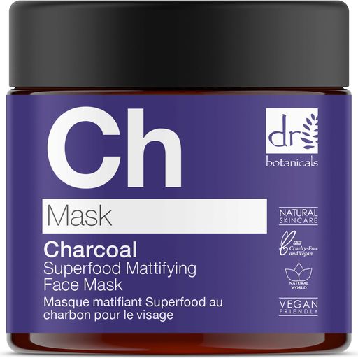 Dr. Botanicals Charcoal Superfood Mattifying Face Mask - 60 мл