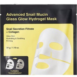 Advanced Snail Mucin Glass Glow Hydrogel Mask - 1 pcs