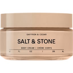 SALT & STONE Saffron & Cedar Body Cream - 200 ml