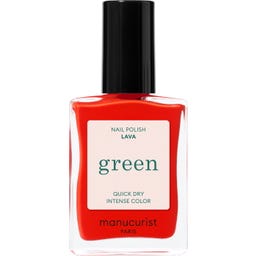 Manucurist Green Nail Polish Färgstarka Nyanser - Lava