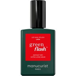 Manucurist Green Flash Gel Nail Polish - Lava
