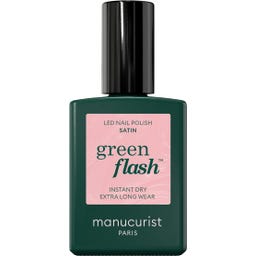 Green Flash Gel Nail Polish Colourful Shades - Satin