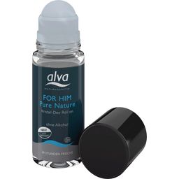 Alva Naturkosmetik FOR HIM Natural Crystal Roll-on - 50 ml