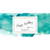 "Happy Birthday" - Önállóan kinyomtatható ajándékutalvány