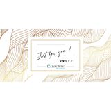 Chèque-Cadeau "Just for You" - Format PDF