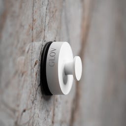 Hookie Pookie Strong Suction Bathroom Hook - White