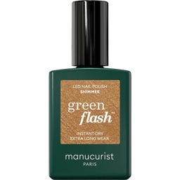 Green Flash Gel Nail Polish Colourful Shades - Shimmer