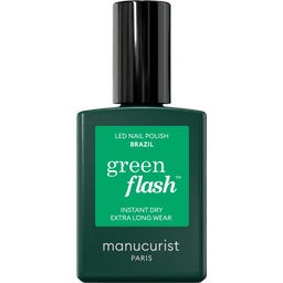 Green Flash Gel Nail Polish Colourful Shades - Brazil